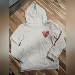 Anko Cream Sweater with Red Heart